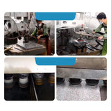 Maxbell Grinder Polishing Disc Buffing 150mm for Artificial Stone Granite Tombstones white