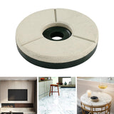 Maxbell Grinder Polishing Disc Buffing 150mm for Artificial Stone Granite Tombstones white