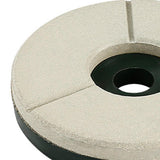 Maxbell Grinder Polishing Disc Buffing 150mm for Artificial Stone Granite Tombstones white