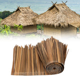 Maxbell 2xStraw Roof Thatch Simulation Multi Use Decorative Mat for Outdoor Hut Garden