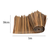Maxbell 2xStraw Roof Thatch Simulation Multi Use Decorative Mat for Outdoor Hut Garden