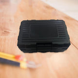 Maxbell Toolbox Storage Case Portable for Workplace Electrician Electronic Equipment 12cmx8cmx2.5cm