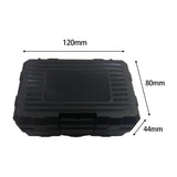 Maxbell Toolbox Storage Case Portable for Workplace Electrician Electronic Equipment 12cmx8cmx2.5cm