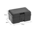 Maxbell Toolbox Storage Case Portable for Workplace Electrician Electronic Equipment 12.3cmx8cmx3.5cm