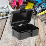 Maxbell Toolbox Storage Case Portable for Workplace Electrician Electronic Equipment 12.3cmx8cmx3.5cm