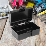 Maxbell Toolbox Storage Case Portable for Workplace Electrician Electronic Equipment 15.5cmx9.4cmx4.6cm