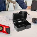 Maxbell Toolbox Storage Case Portable for Workplace Electrician Electronic Equipment 15.5cmx9.4cmx4.6cm