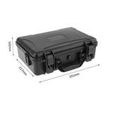 Maxbell Instrument Toolbox Storage Case Safe for Emergency Repairs Household Outdoor 33.1cmx21.7cmx7.7cm