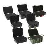 Maxbell Instrument Toolbox Storage Case Safe for Emergency Repairs Household Outdoor 33.1cmx21.7cmx7.7cm