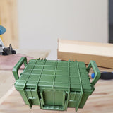 Maxbell Instrument Toolbox Storage Case Safe for Emergency Repairs Household Outdoor 28.8cmx18.7cmx13cm