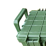 Maxbell Instrument Toolbox Storage Case Safe for Emergency Repairs Household Outdoor 28.8cmx18.7cmx13cm