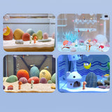 Maxbell 3x4Pcs Sea Eel Tank Decoration Bonsai Decoration Aquarium Decorations Ornament
