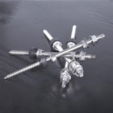 Maxbell 4Pcs Hanger Bolts for RV Boats Roofs Fixed Easy Installation Caravans Screws M10 25cm