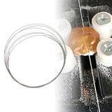 Maxbell 2xDiamond Wire Saw Silver Minimal Loss 1 Meters/lot for Glass Jewelry Ceramics 0.25mm