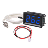 Maxbell K Type Thermometer Easy to Use -30-800 Degrees for Garden Office Guitar Room Blue