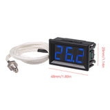 Maxbell K Type Thermometer Easy to Use -30-800 Degrees for Garden Office Guitar Room Blue