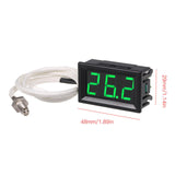 Maxbell K Type Thermometer Easy to Use -30-800 Degrees for Garden Office Guitar Room Green