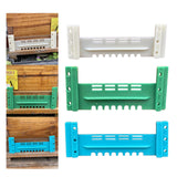 Maxbell Beehive Entrance Reducer Easy to Install Plastic Mouse Guard for Year Around White