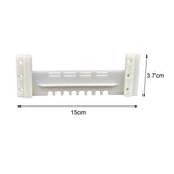 Maxbell Beehive Entrance Reducer Easy to Install Plastic Mouse Guard for Year Around White