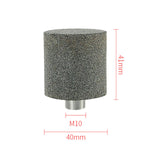 Maxbell Silicon Carbide Grinding Stone Flower Pot Sharpening Shaping Polishing Wheel Cylindrical 4.1X4CM