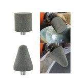 Maxbell Silicon Carbide Grinding Stone Flower Pot Sharpening Shaping Polishing Wheel Cylindrical 4.1X4CM