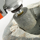 Maxbell Silicon Carbide Grinding Stone Flower Pot Sharpening Shaping Polishing Wheel Cylindrical 4.1X4CM