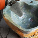 Maxbell Silicon Carbide Grinding Stone Flower Pot Sharpening Shaping Polishing Wheel Cone 5.8X4.4CM