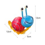 Maxbell Maxbell Snail Shaped Yard Iron Art Wall Decor Adorable for Garden Patio Porch Durable Red Body