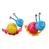 Maxbell Maxbell Snail Shaped Yard Iron Art Wall Decor Adorable for Garden Patio Porch Durable Red Body