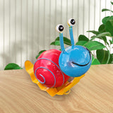 Maxbell Maxbell Snail Shaped Yard Iron Art Wall Decor Adorable for Garden Patio Porch Durable Red Body