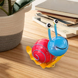 Maxbell Maxbell Snail Shaped Yard Iron Art Wall Decor Adorable for Garden Patio Porch Durable Red Body