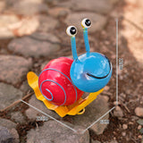 Maxbell Maxbell Snail Shaped Yard Iron Art Wall Decor Adorable for Garden Patio Porch Durable Red Body
