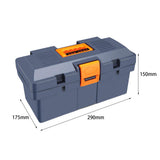 Maxbell Empty Tool Box Portable Multifunction Tool Storage for Electrician Workshops 12inch