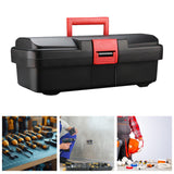 Maxbell Empty Tool Box Portable Multifunction Tool Storage for Electrician Workshops 15inch