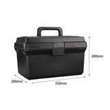 Maxbell Empty Tool Box Portable Multifunction Tool Storage for Electrician Workshops 16inch