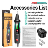 Maxbell Voltage Tester Pens Non Contact Electric Tester Pen for Wire Test Electrician US to EU