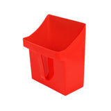 Maxbell Dustpan Cleaning Scoop Easy Soft Pet Cleaning Dustpan for Indoor Office Home Red