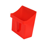 Maxbell Dustpan Cleaning Scoop Easy Soft Pet Cleaning Dustpan for Indoor Office Home Red