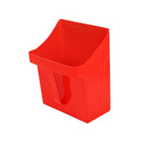Maxbell Dustpan Cleaning Scoop Easy Soft Pet Cleaning Dustpan for Indoor Office Home Red