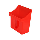 Maxbell Dustpan Cleaning Scoop Easy Soft Pet Cleaning Dustpan for Indoor Office Home Red