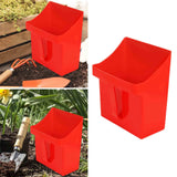 Maxbell Dustpan Cleaning Scoop Easy Soft Pet Cleaning Dustpan for Indoor Office Home Red