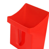 Maxbell Dustpan Cleaning Scoop Easy Soft Pet Cleaning Dustpan for Indoor Office Home Red