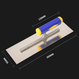 Maxbell Plaster Finishing Trowel Hand Tool for Plastering Lining Tasks Pool Coatings 300mmx95mm