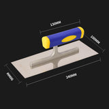 Maxbell Plaster Finishing Trowel Hand Tool for Plastering Lining Tasks Pool Coatings 240mmx90mm
