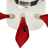 Maxbell Hummingbird Feeder Adjustable Hummingbird Face Cover for Garden Yard Outside 3 Feeding Ports
