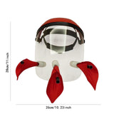 Maxbell Hummingbird Feeder Adjustable Hummingbird Face Cover for Garden Yard Outside 3 Feeding Ports