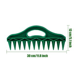 Maxbell Soil Digger Planter Gardening 12 Hole Spacing Tools with Handle Garden Tools 1 set
