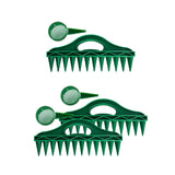 Maxbell Soil Digger Planter Gardening 12 Hole Spacing Tools with Handle Garden Tools 1 set