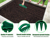 Maxbell Soil Digger Planter Gardening 12 Hole Spacing Tools with Handle Garden Tools 1 set