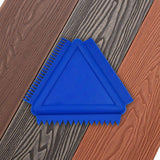 Wood Grain Tool Soft Reusable Wood Graining Tool for Furniture Floor Cabinet Blue